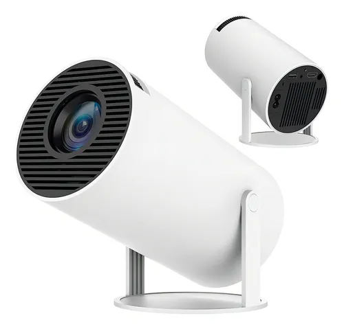 Proyector Led Smart Android 11 Fhd 4500 Lumenes Wifi Bt Color Blanco