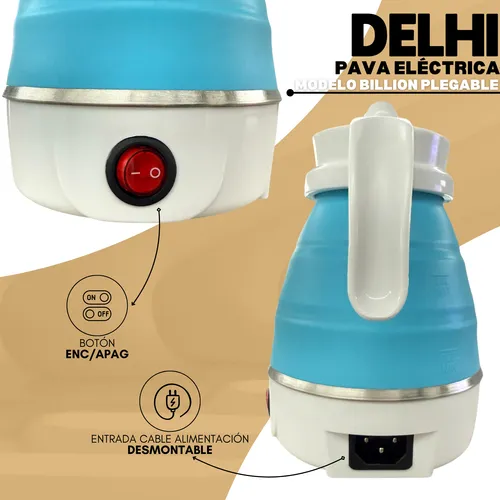 D_NQ_NP_753077-MLA83698913500_042025-O.webp Pava Jarra Eléctrica Hervidor Plegable Portátil Viaje Color