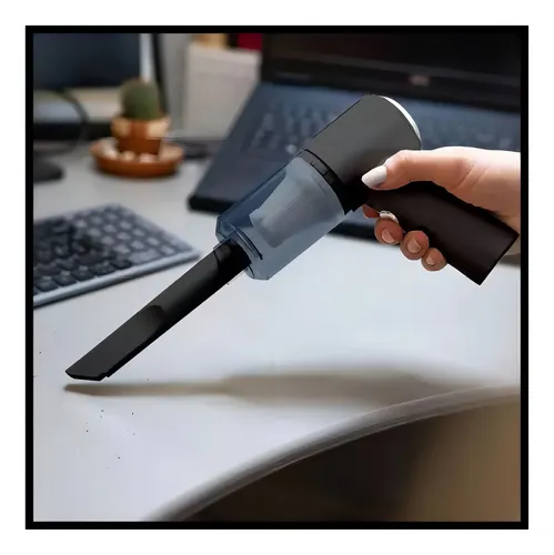 Mini Aspiradora Sopladora Portátil Usb Recargable 3 En 1 Col Color Negro