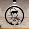 D_NQ_NP_768217-MLA79055704734_092024-O.webp Cuadro Decorativo Homero Simpson Calado En Madera Mdf Negro Negro