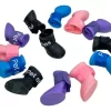 Botitas Perros Chicos Antideslizante Zapato Lluvia Silicona