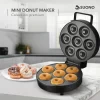 D_NQ_NP_773248-MLA82268312218_022025-O.webp Máquina Donas Suono Mini Donut Maker 7 Unidades Mini Donas Antiadherente 1200w Color Negro