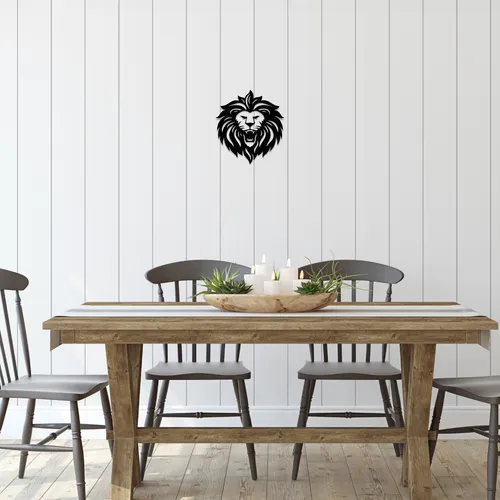 D_NQ_NP_774356-MLA79061356074_092024-O.webp Cuadro Decorativo Cabeza De León Calado En Madera Mdf Negro Negro