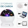 Velador Estrellas Luces Proyectores Luz Bola Pelotas Galaxia