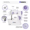 Mini Máquina De Coser Naku Mc-001 Eléctrica Portatil Puntadas Color Blanco