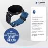 Smartwatch Deportivo Fitness Bluetooth Colores Android Ios M Negro Azul Negro