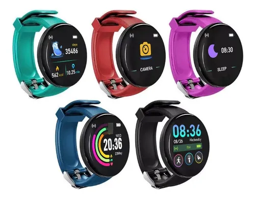 D_NQ_NP_785655-MLA78475131647_082024-O.webp Smartwatch D18 Reloj Inteligente Fitband Redondo Deportivo