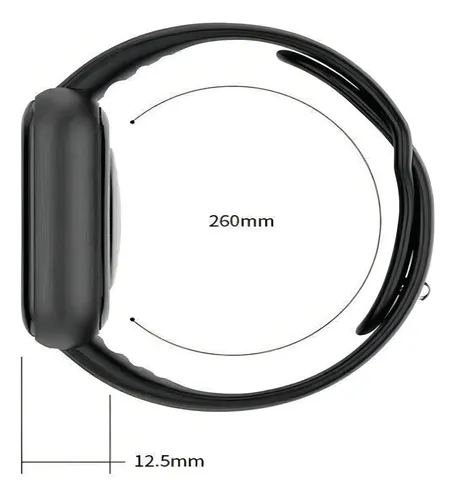 Reloj inteligente Smartwatch D20 Bluetooth Color Negro