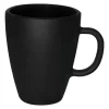 Taza Mug Vidrio Negro Mate Durax Armonia X6
