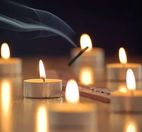 Velas Blancas Con Latita P/hornito Y Decoración Pack X 6 Uni