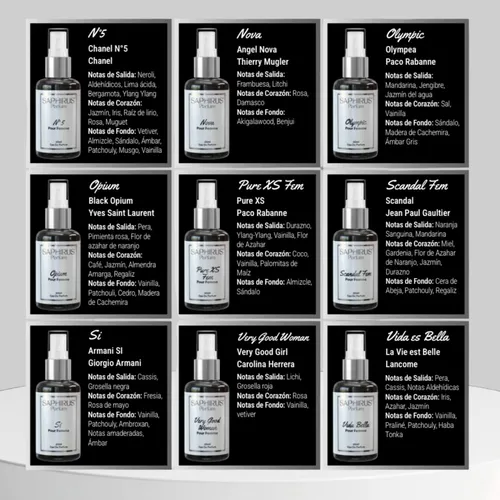 D_NQ_NP_814717-MLA88361895379_072025-O.webp Saphirus Parfum Femeninos/masculinos 60ml - Pack X4