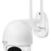 Camara De Seguridad App Tuya Wifi Exterior Domo Audio Infrar Color Blanco