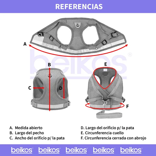 Pretal Arnes Para Perros Pequeños Paseo Viaje Correa 1.13mts Rosa S