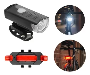 D_NQ_NP_833918-MLA95683806102_102025-O.webp Kit Luces Usb Led Seguridad Bici Dakota 2218 Delantera Y Trasera + Color Negro