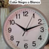D_NQ_NP_834432-MLA86518627456_062025-F.jpg Reloj De Pared Moderno Silencioso Color Negro Clásico Quartz