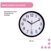 D_NQ_NP_835496-MLA82381476798_022025-O.webp Reloj De Pared Moderno Silencioso Color Negro Clásico Quartz