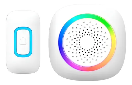 Timbre Inalambrico Wireless Doorbell Kit 60 Melo 300 Mts Led