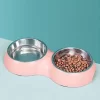 Plato Para Perro Comedero Para Mascotas Doble Perros Y Gato