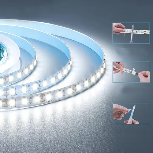 Tira Led 2835 Rollo 5 Metros 120 Led/m Fria Neutra Calida Luz Blanco Frío