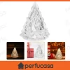 Árbol Navidad Luces Cálidas Decoración Iluminación Mesa 3u