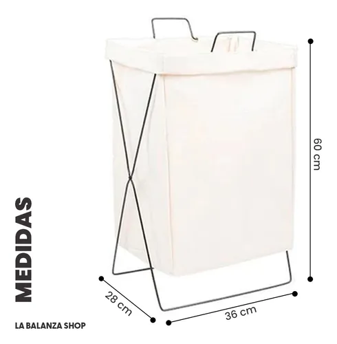 Cesto Canasto Ropa Sucia Tela Impermeable Plegable C/ Manija