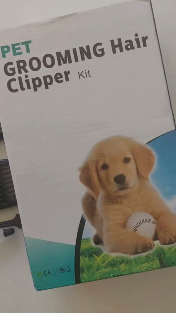 Maquina De Cortar Pelo Perros Mascotas Kit Peluqueria Dorado