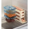 Huevera Deslizante Organizador De Huevos Apilable Cavidades De 3 Niveles Dispensador Para Heladera, Mantener Orden Almacenamiento Y Frescura Levys Bazar