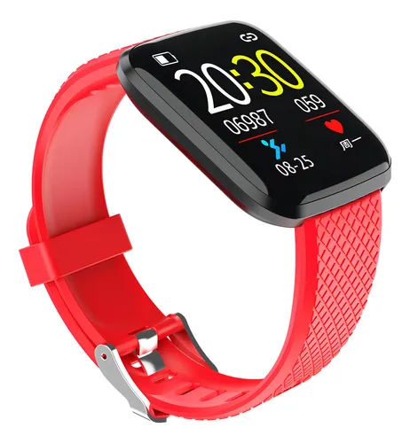 Smart Watch Gtc Swg-003 Reloj Inteligente Roja Rojo