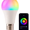 D_NQ_NP_865652-MLA96120289565_102025-O.webp Lampara Luz Led Gadnic E27 Smart Inteligente RGB Conexión Inalámbrica