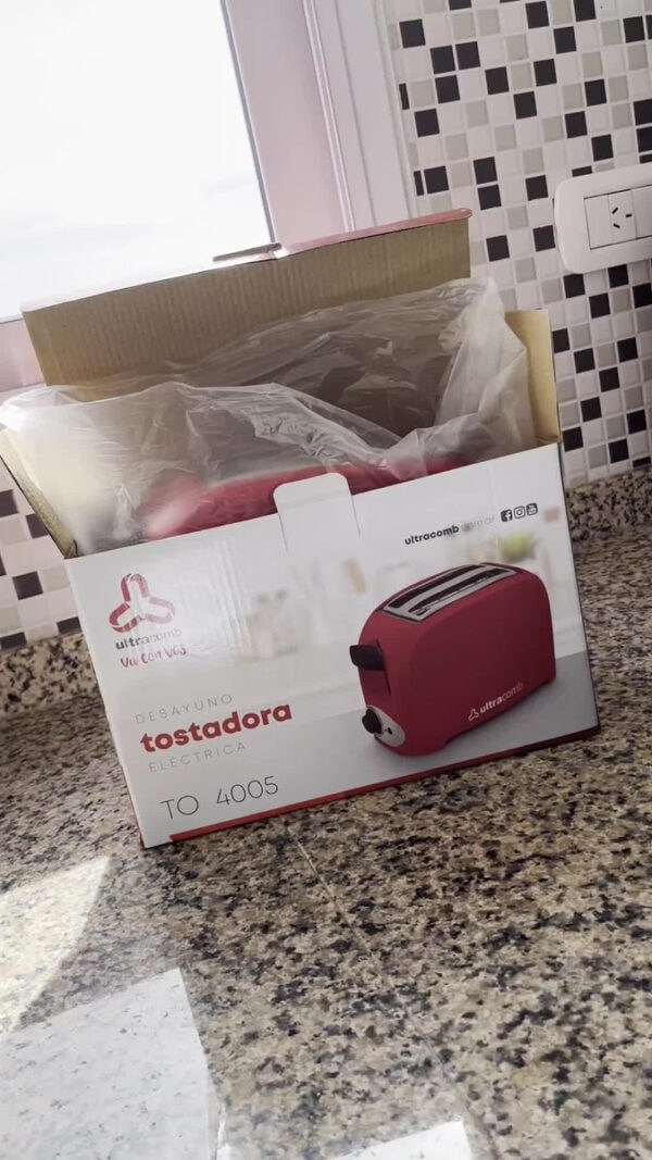 Tostadora Ultracomb To 4005 Roja Color Rojo