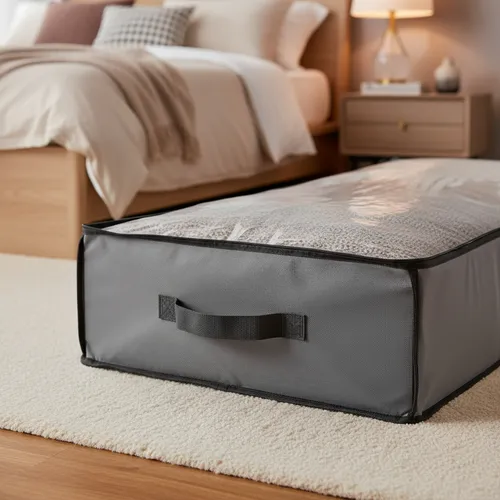 D_NQ_NP_873110-MLA97560053763_112025-O.webp Bajo Cama X 2 Gris Organizadores De Tela Multiuso Bajo Cama Plegable Oragnizar Placard Multiuso Ropa Pvc Transparente Guardado Al Vacio Frazadas Colchas Cobertores