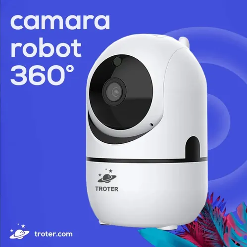 Camara De Seguridad Ip Wifi P2p Hd Vision Nocturna Celular Color Blanco Tuya