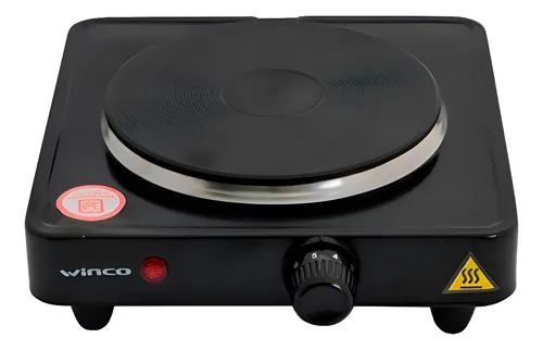 Anafe Electrico Winco W40 negro