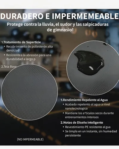 Bolso Gimnasio Magnético Deportivo Botellero Bandolera Gym Negro Lisa