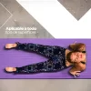 Mat Yoga 10 Mm Colchoneta Pilates Caucho Nbr 180x62 + Bolso Violeta