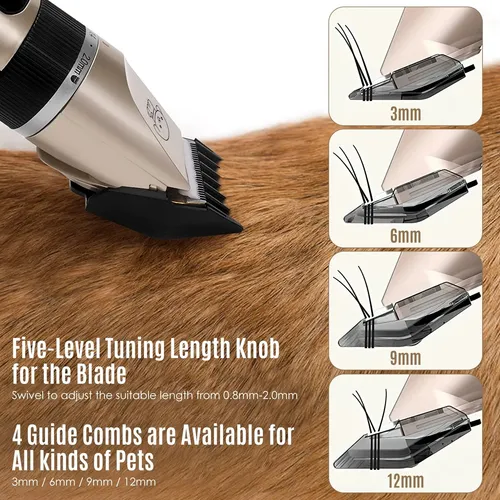 Maquina Corta Pelo Perro Mascota Recargable Inalambrica Acc