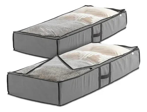 D_NQ_NP_898315-MLA95958121182_102025-O.webp Bajo Cama X 2 Gris Organizadores De Tela Multiuso Bajo Cama Plegable Oragnizar Placard Multiuso Ropa Pvc Transparente Guardado Al Vacio Frazadas Colchas Cobertores
