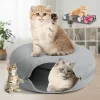 Cama Cucha Para Gato Perro Mascota Pequeña Cueva Túnel Dona Resistente
