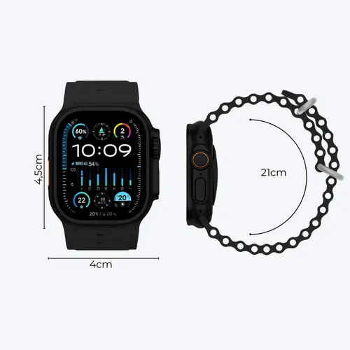 D_NQ_NP_901741-MLA95214571869_102025-O.webp Reloj Inteligente Smartwatch Malla Ranurada Bluetooth Táctil