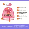 Pretal Arnes Para Perros Pequeños Paseo Viaje Correa 1.13mts Rosa S