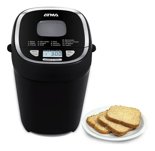 Horno De Pan Atma 550w 900 Grs Display Lcd