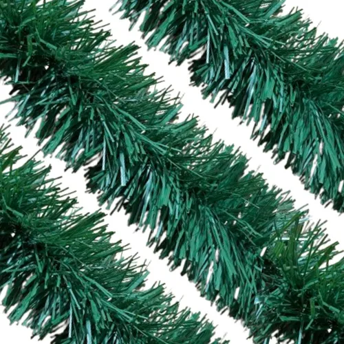 Combo 5 Boas Navideñas Verde Pino Gruesas 2mts