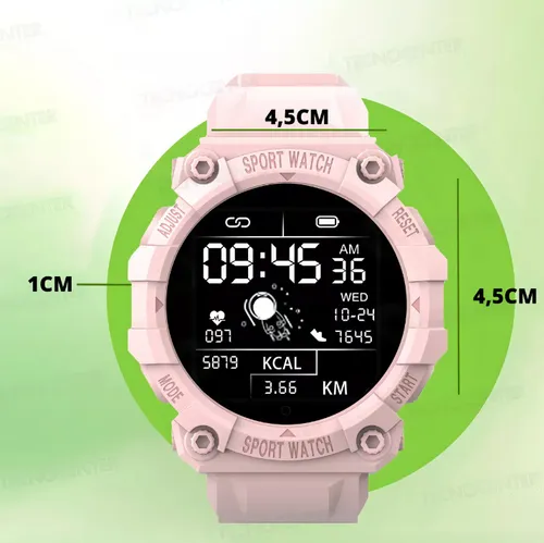Smartwatch Reloj Inteligente Deportivo Ruffo Rf-fd68 Rosa