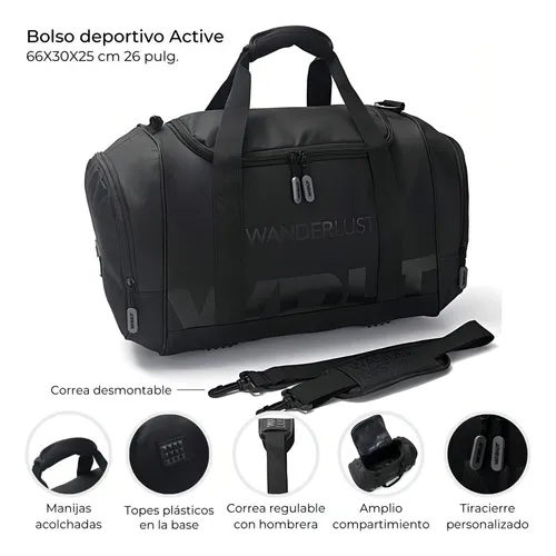 Bolso Deportivo Active Wanderlust 26 Bolso Grande Correas Mochila Desmontable Deportivo