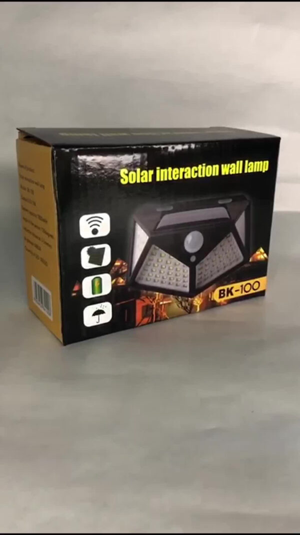 D_NQ_NP_912191-MLA82421801964_022025-F.jpg Aplique Reflector Led Panel Solar 100 Leds Sensor Movimiento Veoquiero