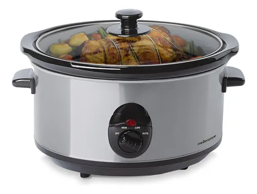 D_NQ_NP_917920-MLA96119834683_102025-O.webp Olla Coccion Lenta 3.5 Litros 4 Perso Ceramica Shabat Kosher Color Gris Frecuencia 50Hz/60Hz