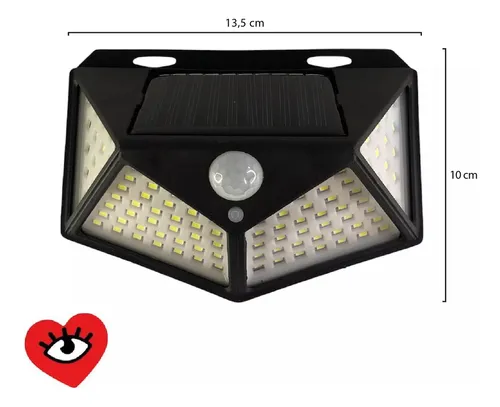 D_NQ_NP_920433-MLA82354137174_022025-O.webp Aplique Reflector Led Panel Solar 100 Leds Sensor Movimiento Veoquiero