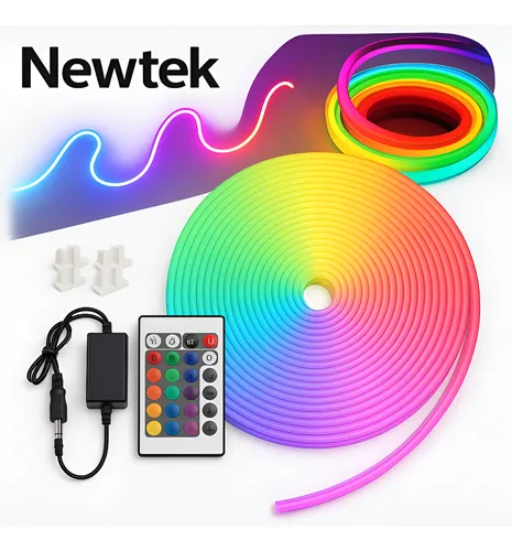 D_NQ_NP_922571-MLA96119832737_102025-O.webp Manguera Led Neon Kit Tira Luz Rgb 5 Metros 2835 Control Remoto Mas Adaptador Y Fuente 12v Ip65 Exterior Interior Resiste Al Agua Luminoso Flexible Multicolor