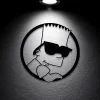D_NQ_NP_927092-MLA79296105293_092024-O.webp Cuadro Decorativo Bart Simpson Calado En Madera Mdf Negro Negro