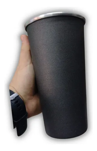 Vaso Fernetero Jarra Fernet Cerveza Aluminio 1 Litro Negro